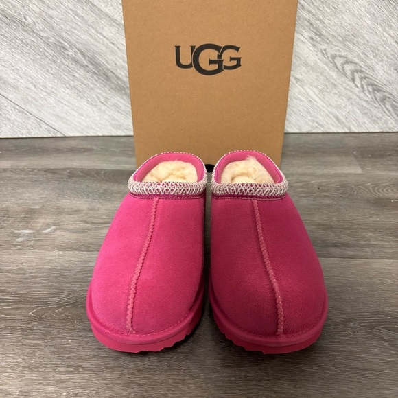 UGG | Kids Tasman II Slippers In Rock Rose Pink Size 4 NEW - Picture 2 of 9